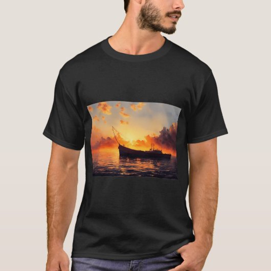 Tijd om te gaan vissen t-shirt (Voorkant)