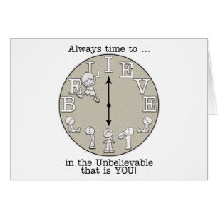 Tijd om te geloven-kleine jongen en klok