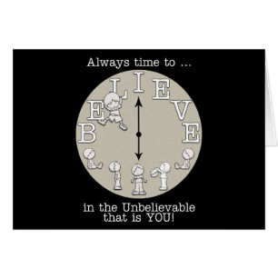 Tijd om te geloven-kleine jongen en klok