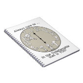 Tijd om te geloven-kleine jongen en klok notitieboek (Rechterzijde)