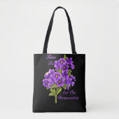 Tijd om te handelen op dementie Canvas tas (Voorkant)