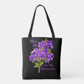 Tijd om te handelen op dementie Canvas tas (Achterkant)