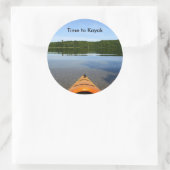 Tijd om te kajak stickers (Tas)