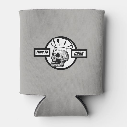 Tijd om te koken - blikjeskoeler (Voorkant)