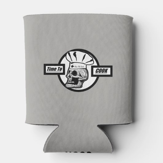 Tijd om te koken - blikjeskoeler (Achterkant)