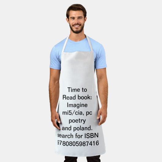 Tijd om te lezen schort (Gedragen)