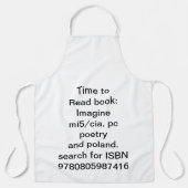 Tijd om te lezen schort (Voorkant)