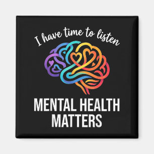 Tijd om te Luisteren Mentale Gezondheid Empathie Magneet