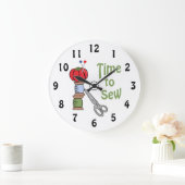 Tijd om te naaien grote klok (Huis)