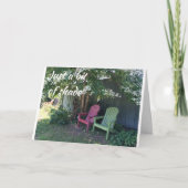 TIJD OM TE ONTSPANNEN EN JE "VERJAARDAG" TE GENIET KAART (Voorkant)