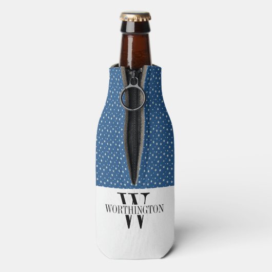 Tijd om te ontspannen - Kijk terug! Flesjeskoeler (Fles Achterkant)