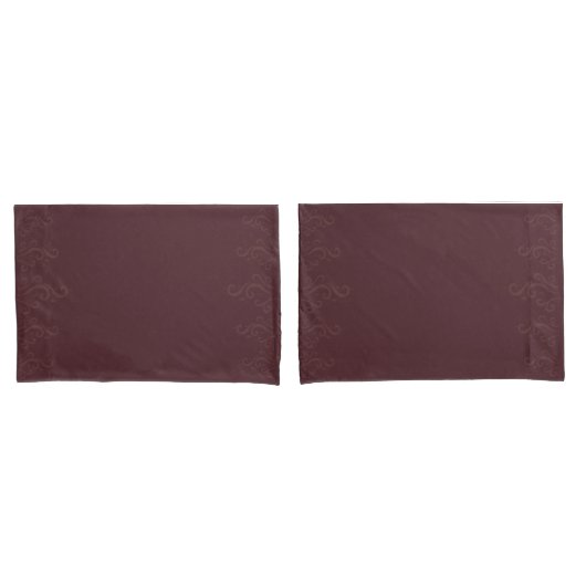 Tijd om te ontspannen maroon-ed kussensloop set (Voorkant-Set)