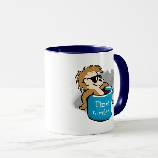Tijd om te ontspannen mok (Voorkant rechts)