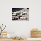 Tijd om te ontspannen poster (Keuken)