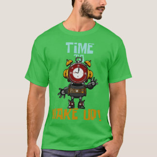 Tijd om te ontwaken Grappige Surreal Steampunk Ala T-shirt