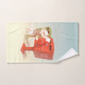 Tijd om te posten – Kat met Taiwanese brievenbus Bad Handdoek (Handdoek)