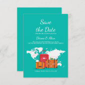 Tijd om te reizen: aankondiging van de datum voor (Voorkant / Achterkant)