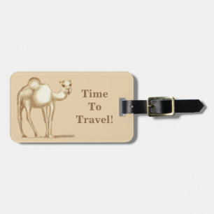 Tijd om te reizen! Camel Bagagelabel