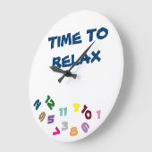 **TIJD OM TE RELAX** MET DEZE KLOK (Hoek)