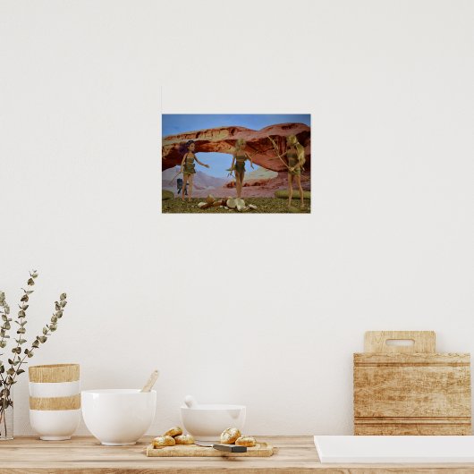 Tijd om te rennen. poster (Keuken)