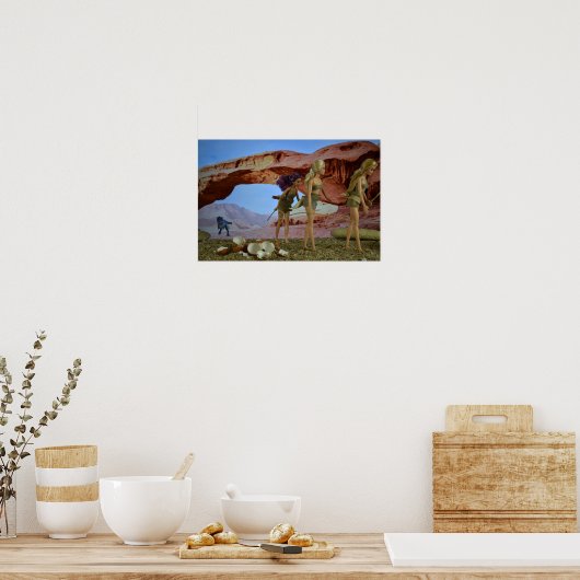 Tijd om te rennen. poster (Keuken)