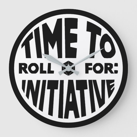 Tijd om te rollen voor de initiatiefklok grote klok (Voorkant)