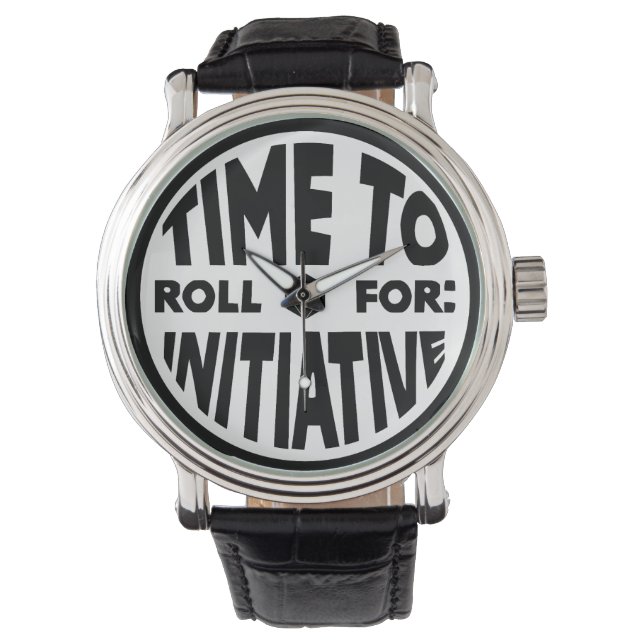 Tijd om te rollen voor de initiatiefklok horloge (Voorkant)