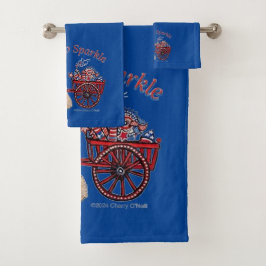 Tijd om te schitteren bad handdoek (Insitu)