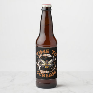 Tijd om te schreeuwen Cicaden Liefhebber Insecten  Bier Etiket