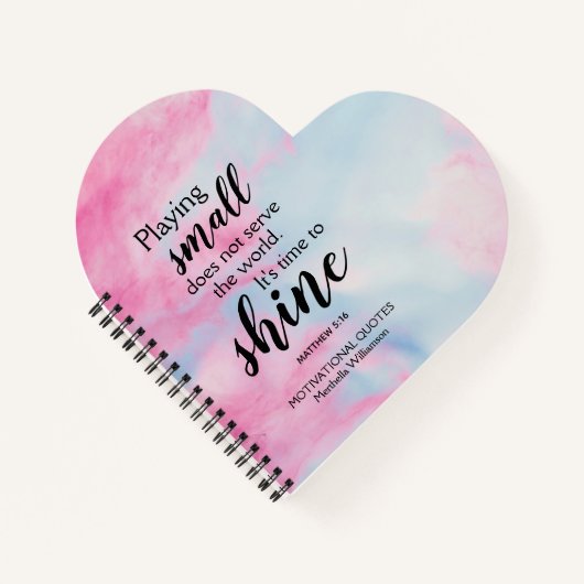 TIJD OM TE SCHUDDEN NOTITIEBOEK (Voorkant)