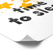 Tijd om te slapen. Stomme nachtsterren. Nursery ba Poster (Hoek)