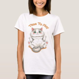 Tijd om te spelen - Beste schattige kat ontwerp T-shirt