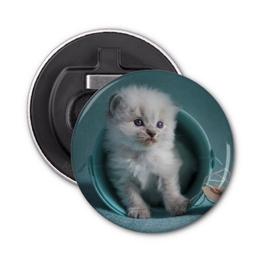 Tijd om te spelen button flesopener (Voorkant)