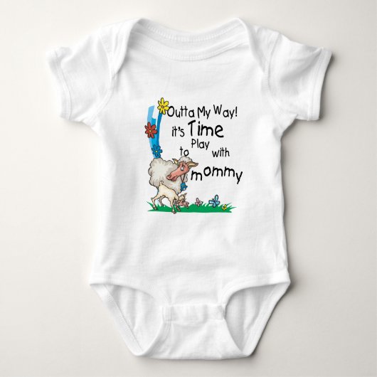 Tijd om te spelen met mama2 romper (Voorkant)