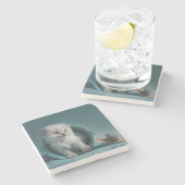 Tijd om te spelen stenen onderzetter (Zijkant)