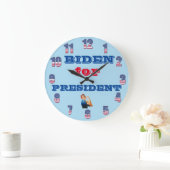 Tijd om te stemmen wandklok (Huis)