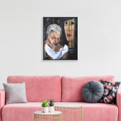 Tijd om te sterven! Schilderij van Alfred Fox Canvas Afdruk (Insitu (Woonkamer))