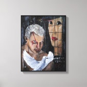 Tijd om te sterven! Schilderij van Alfred Fox Canvas Afdruk (Voorkant)