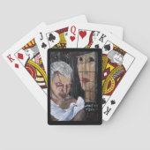 Tijd om te Sterven! Schilderij van Alfred Fox Pokerkaarten (Achterkant)