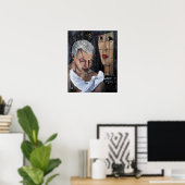 Tijd om te sterven! Schilderij van Alfred Fox Poster (Thuiskantoor)
