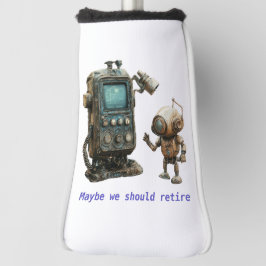 Tijd om te stoppen golfheadcover