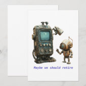 Tijd om te stoppen kaart (Voorkant / Achterkant)