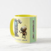 Tijd om te stoppen mok (Voorkant links)