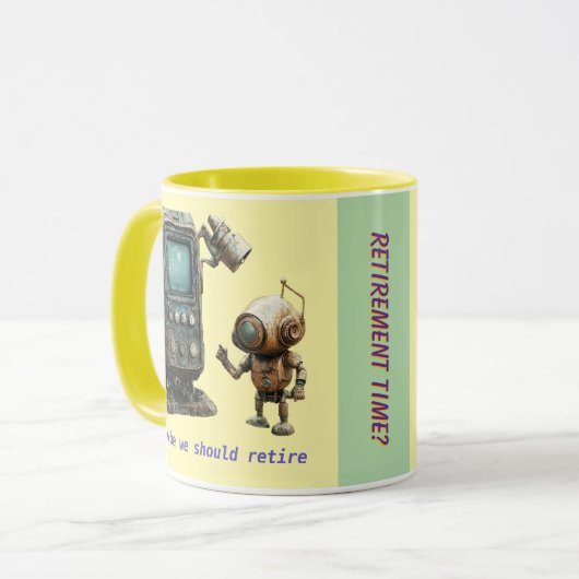 Tijd om te stoppen mok (Voorkant links)