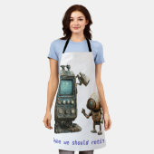 Tijd om te stoppen schort (Gedragen)