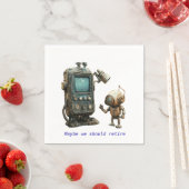 Tijd om te stoppen servet (Insitu)