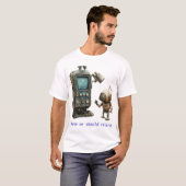 Tijd om te stoppen t-shirt (Voorkant volledig)