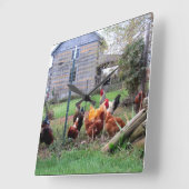 Tijd om te stoppen vierkante klok (Hoek)