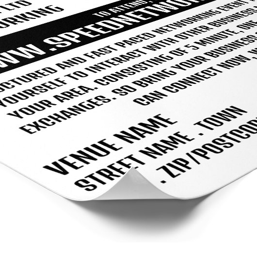 Tijd om te verbinden, de Gebeurtenis van het Voorz Poster (Hoek)