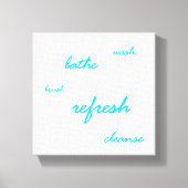 Tijd om te vernieuwen canvas afdruk (Voorkant)